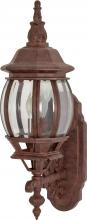  60/3468 - Central Park - 1 Light - 20" - Wall Lantern - with Clear Beveled Glass; Color retail packaging
