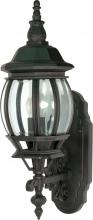  60/3469 - Central Park; 1 Light; 20 in.; Wall Lantern with Clear Beveled Glass; Color retail packaging