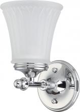  60/4261 - Teller - 1 Light Vanity with Frosted Etched Glass - Polished Chrome Finish