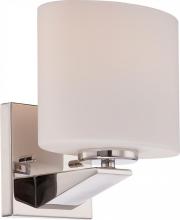  60/5171 - Breeze - 1 Light Vanity with Opal Frosted Glass - Polished Nickel Finish