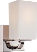  60/5181 - Vista - 1 Light Vanity with Opal Frosted Glass - Polished Nickel Finish