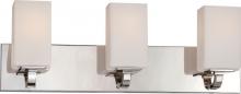  60/5183 - Vista - 3 Light Vanity with Opal Frosted Glass - Polished Nickel Finish