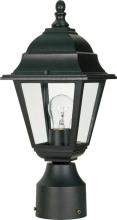  60/548 - Briton - 1 Light 14'' Post Lantern with Clear Glass - Textured Black Finish