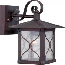  60/5611 - Vega - 1 Light - 6" Wall Lantern with Clear Seed Glass - Classic Bronze Finish