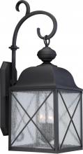  60/5623 - Wingate - 3 Light - 30'' Wall Lantern with Clear Seed Glass - Textured Black Finish