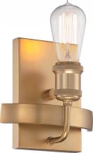  60/5711 - Paxton - 1 Light Wall Sconce - Natural Brass Finish
