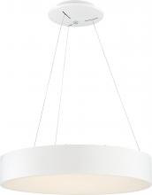  62/1455 - Orbit - LED 18" Pendant - White Finish