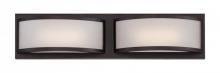  62/315 - Mercer - (2) LED Wall Sconce with Frosted Glass - Georgetown Bronze Finish