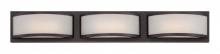  62/316 - Mercer - (3) LED Wall Sconce with Frosted Glass - Georgetown Bronze Finish