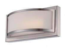  62/317 - Mercer - (1) LED Wall Sconce with Frosted Glass - Brushed Nickel Finish