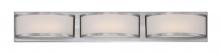  62/319 - Mercer - (3) LED Wall Sconce with Frosted Glass - Brushed Nickel Finish