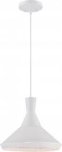  62/482 - Luger - 1 Light Perforated Metal Shade Pendant with 14w LED PAR Lamp Included