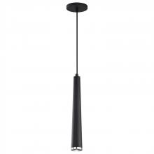  62/829 - Melrose; 12 Watt; 16"; LED Pendant; Matte Black and Brushed Nickel Finish