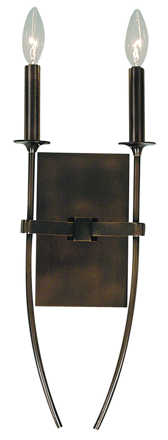 2-Light Roman Bronze Maisonette Sconce