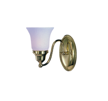  8411 PB - 1-Light Polished Brass Magnolia Sconce