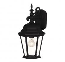  M50055BK - 1-Light Outdoor Wall Lantern in Black