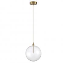  M70114NB - 1-Light Pendant in Natural Brass