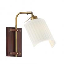  M90062NB - 1-Light Adjustable Wall Sconce in Natural Brass