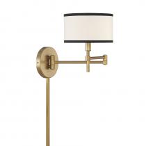  M90082NB - 1-Light Wall Sconce in Natural Brass
