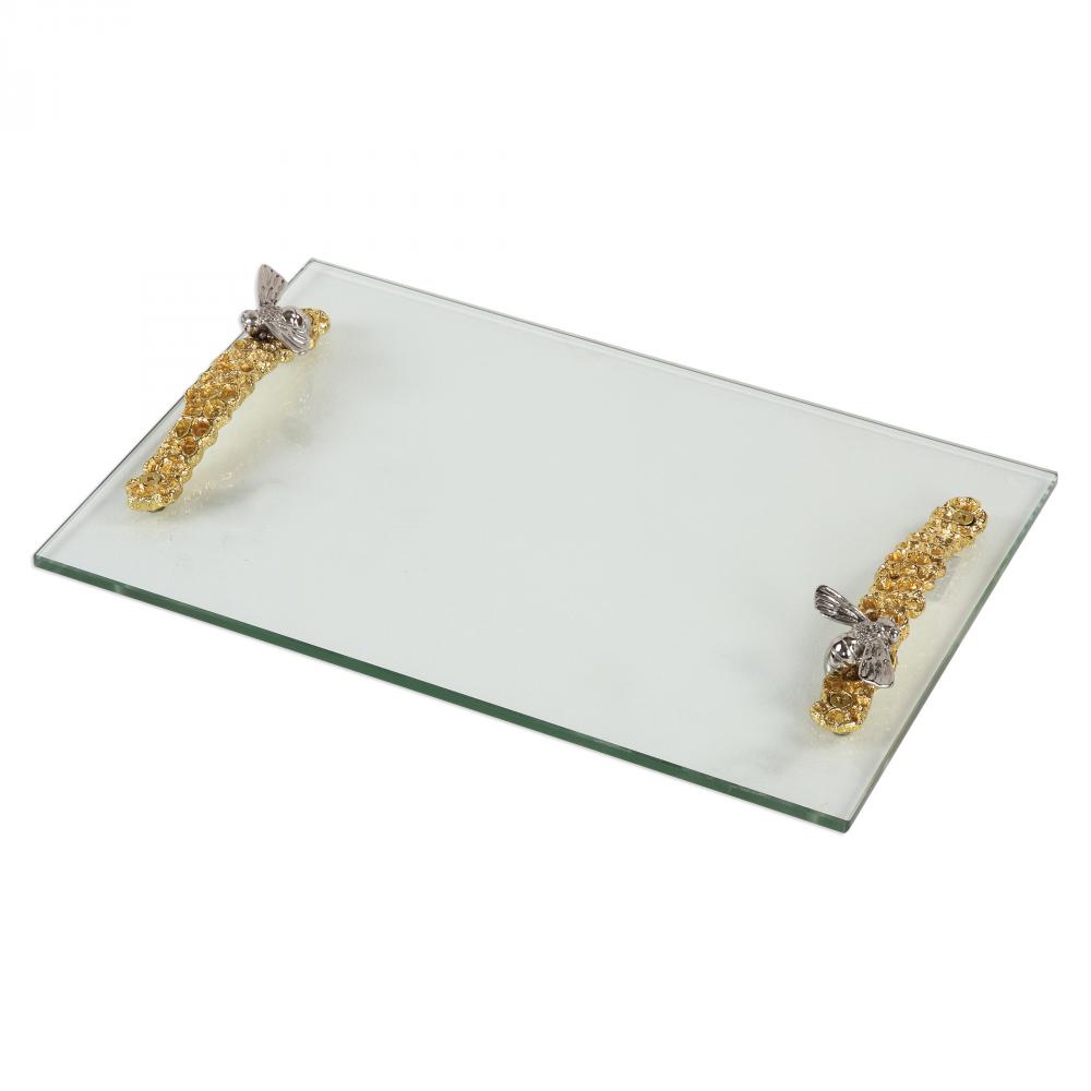 Uttermost Hive Glass Tray