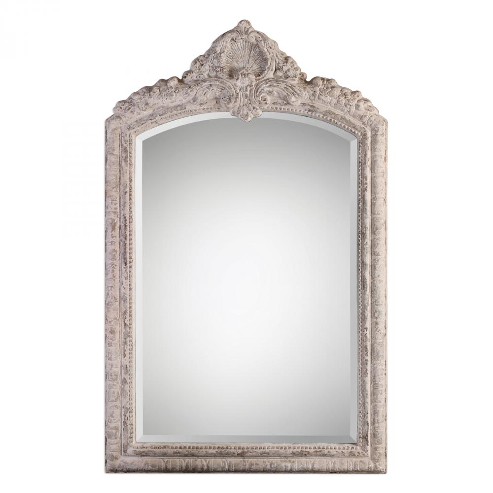 Uttermost Charente Aged Ivory Arch Mirror