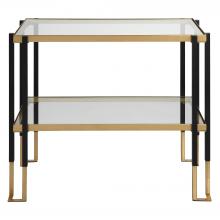  25138 - Uttermost Kentmore Glass Side Table