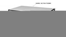  25191 - Uttermost Vola Modern White Marble Coffee Table