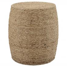  25187 - Uttermost Resort Straw Accent Stool