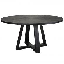  25206 - Uttermost Gidran Round Black Dining Table