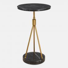  50066 - Uttermost Rosston Black Marble Accent Table