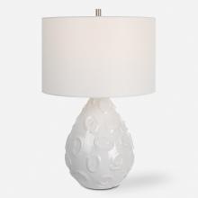  30159-1 - Uttermost Loop White Glaze Table Lamp