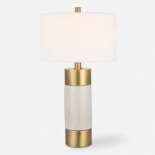 Uttermost 30124-1 - Uttermost Adelia Ivory & Brass Table Lamp