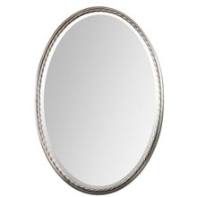 Uttermost 01115 - Uttermost Casalina Nickel Oval Mirror