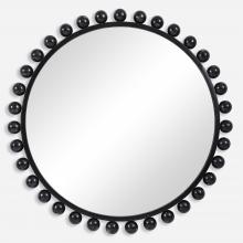  09694 - Uttermost Cyra Black Round Mirror