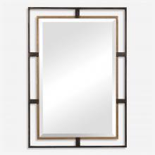  09711 - Uttermost Carrizo Gold & Bronze Rectangle Mirror