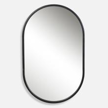  09735 - Uttermost Varina Minimalist Black Oval Mirror