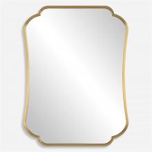 Uttermost 09904 - Uttermost Athena Brushed Brass Mirror