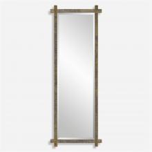  09917 - Uttermost Abanu Ribbed Gold Dressing Mirror