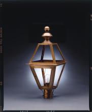 Northeast Lantern 1023-DAB-CIM-FST - Post Dark Antique Brass Medium Base Socket With Chimney Frosted Glass