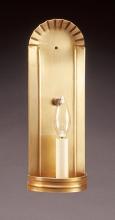  104-AB-LT1 - Wall Sconce Crimp Top Antique Brass 1 Candelabra Socket
