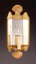 Northeast Lantern 126-VG-LT1-AM - Mirrored Wall Sconce Crimp Top And Bottom Verdi Gris 1 Cnadelabra Socket Antique Mirror