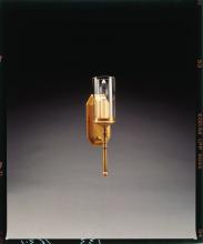 Northeast Lantern 134-DAB-LT1-CLR - Wall Sconce 3" x 6" Glass Cylinder Dark Antique Brass 1 Candelabra Socket Clear Glass