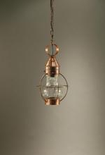 2722-AB-MED-CLR - Caged Pear Hanging Antique Brass Medium Base Socket Clear Glass