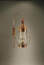  2741-AB-MED-CLR - Caged Pear Wall Antique Brass Medium Base Socket Clear Glass