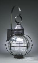 Northeast Lantern 2841-VG-LT2-CLR - Caged Round Wall Verdi Gris 2 Candelabra Sockets Clear Glass