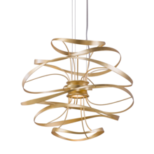  216-41-GL/SS - Calligraphy Chandelier