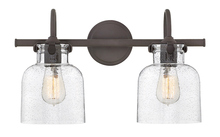 Hinkley 50122OZ - Small Cylinder Glass Two Light Vanity
