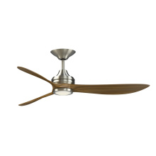 Fanimation FPD6725BNK - Aviara 60 inch Indoor/Outdoor Ceiling Fan with LED CCT Select Light Kit