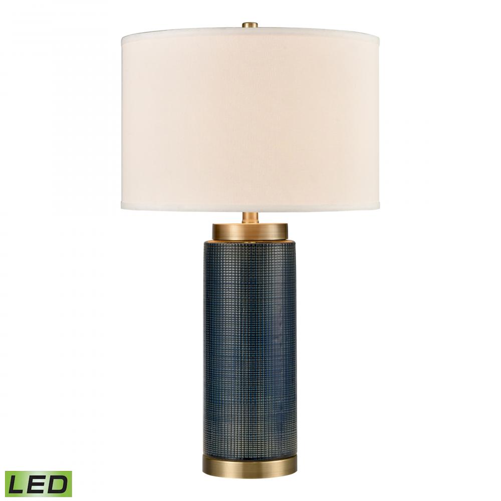 Concettas 28'' High 1-Light Table Lamp - Navy - Includes LED Bulb