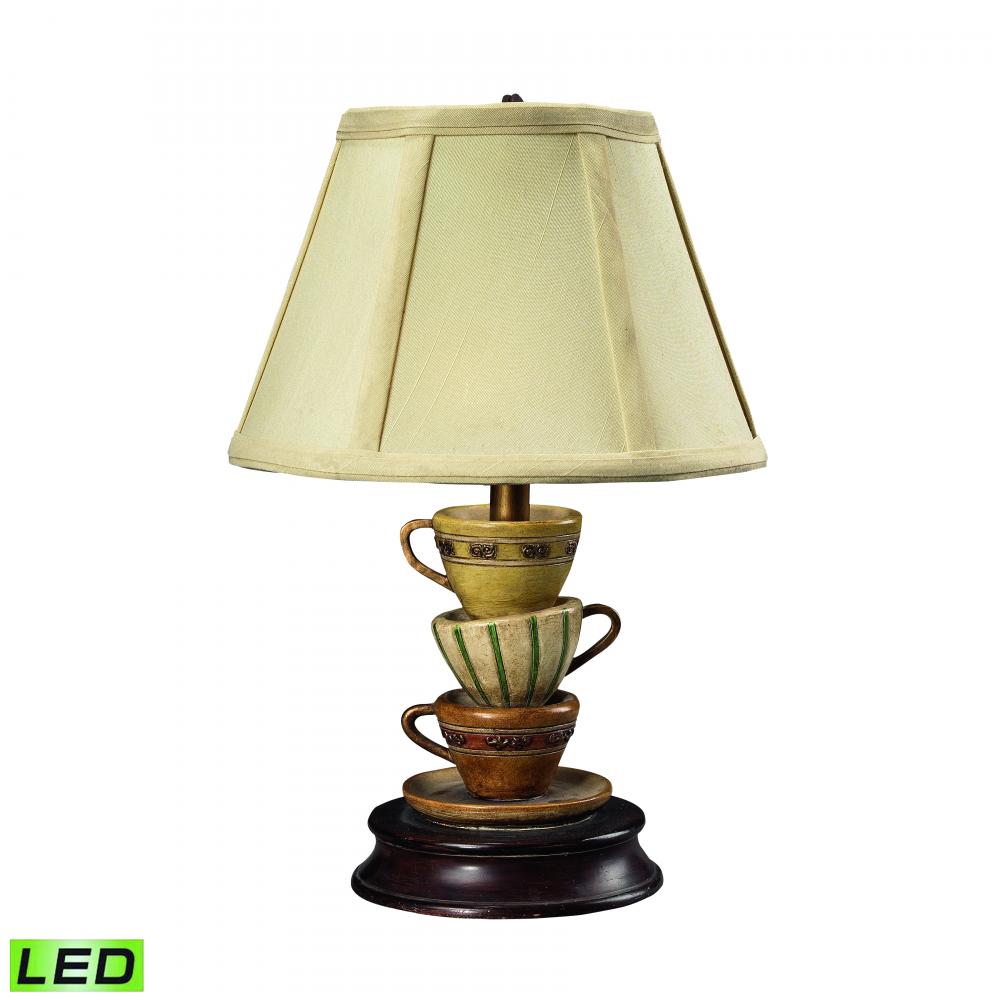 Accent Lamp 12.8&#39;&#39; High 1-Light Table Lamp - Multicolor - Includes LED Bulb